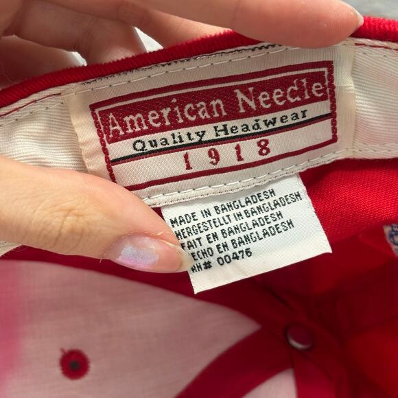 Vintage‎ MLB Philadelphia Phillies Red Blue OS American Needle Baseball Hat Cap - Picture 5 of 9